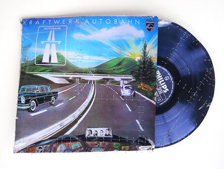 Cyril Hatt, ‘Vinyl record Kraftwerk Autobhan’, 2021