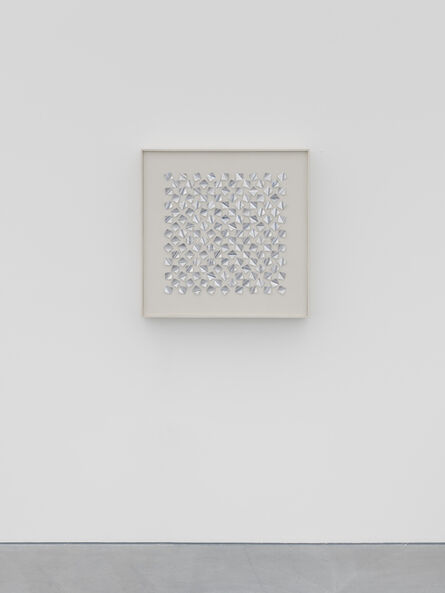 Gerhard Von Graevenitz, ‘143/444 konkave reflektierende Quadrate auf Weiss II’, 1963