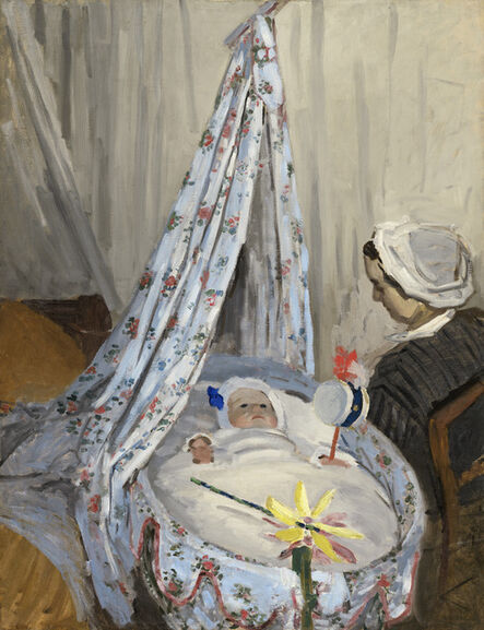 Claude Monet, ‘The Cradle - Camille with the Artist's Son Jean’, 1867