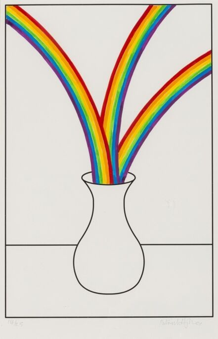 Patrick Hughes, ‘Untitled (Rainbow Vase)’