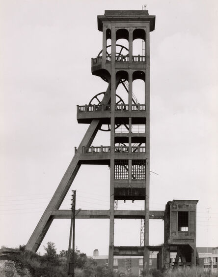 Bernd and Hilla Becher, ‘Förderturm, 1920, Fosse "Dutemple," Valenciennes, Nordfrankreich (Winding tower, 1920, Fosse "Dutemple," Valenciennes, North France), from the portfolio Industriebauten (Industrial Buildings)’, 1967