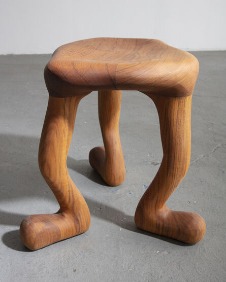 The Haas Brothers, ‘"Anne Teak's Road Show" Stool’, 2017