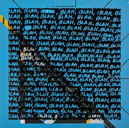 Mel Bochner, ‘Blah, Blah, Blah + Background Noise’, 2013