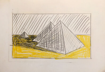 Roy Lichtenstein, ‘Pyramids (Study)’, 1968