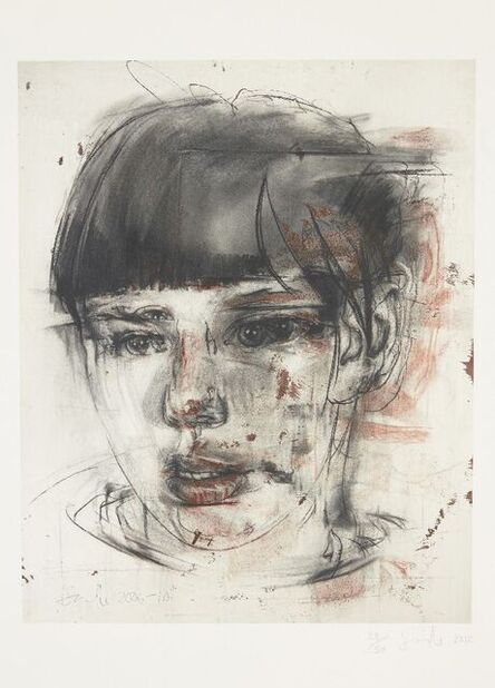 Jenny Saville, ‘Red stare’, 2012