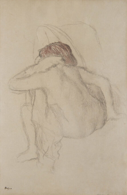 Edgar Degas, ‘Femme s'essuyant’, 1888-1892
