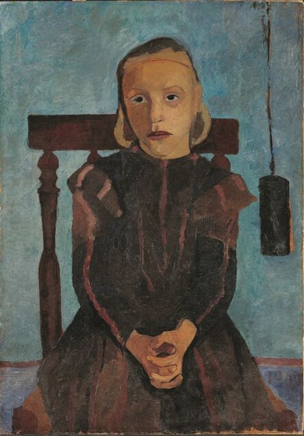 Paula Modersohn-Becker, ‘Jeune Fille au Poids d’Horloge’, 1900