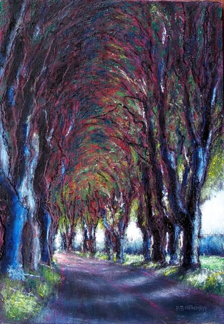 Andy Newman, ‘Plane Trees Along the N86 10’, 2021