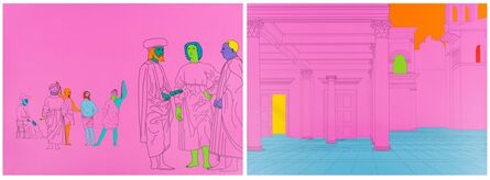 Michael Craig-Martin, ‘Deconstructing Piero (pink)’, 2004