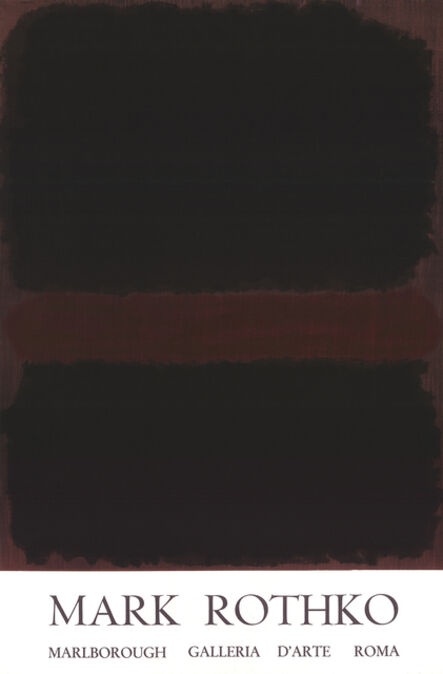 Mark Rothko, ‘Marlborough Galleria D'arte Roma’, 1970