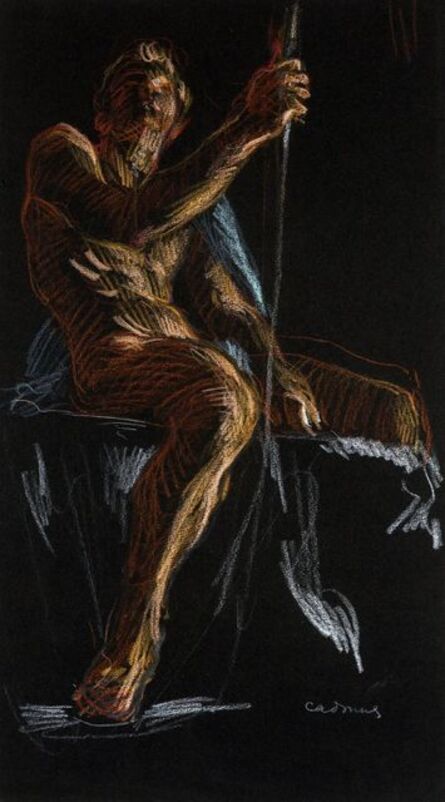 Paul Cadmus, ‘Seated Male Nude’, ca. 1970