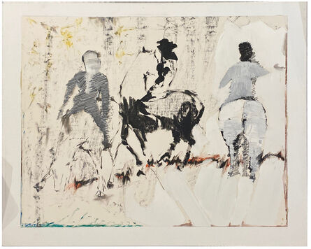 Stanley Boxer, ‘Untitled Figure Study (188D-59)’, 1959