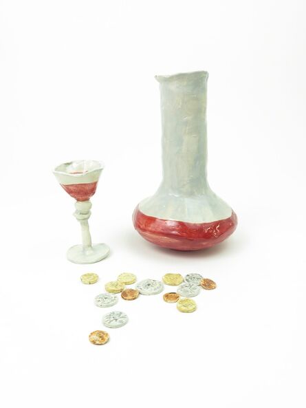 Rose Eken, ‘Decanter With Glass And Coins’, 2017