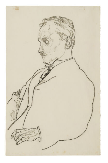 Egon Schiele, ‘Portrait of Dr. Hugo Koller’, 1918