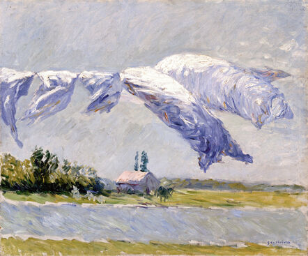 Gustave Caillebotte, ‘Laundry Drying, Petit Gennevilliers’, 1888