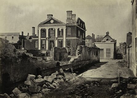 George N. Barnard, ‘Ruins of the Pinckney Mansion, Charleston, South Carolina, from Photographic Views of Sherman's Campaign’, 1865