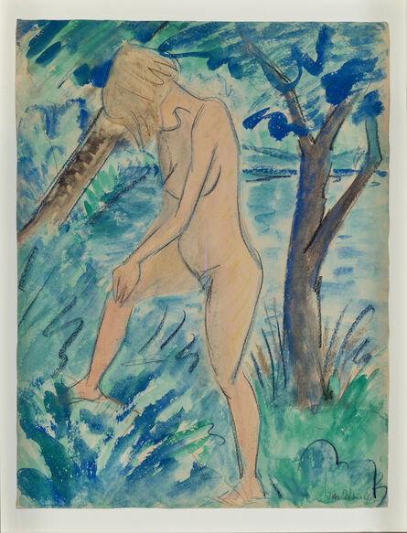 Otto Mueller, ‘Akt unter Bäumen’, ca. 1923