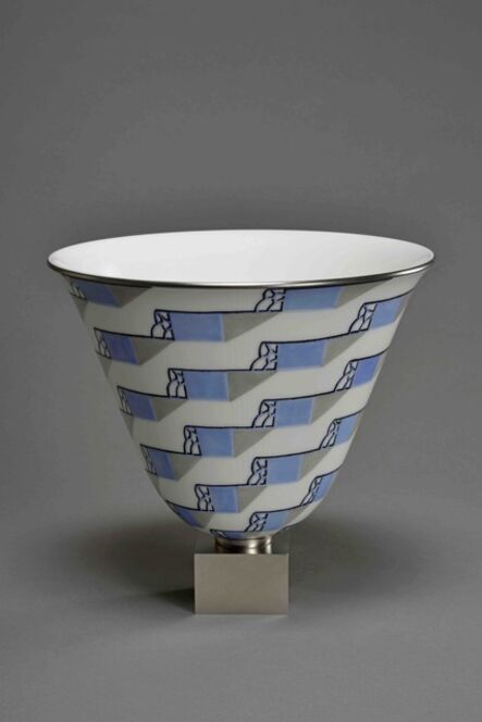 Sèvres Porcelain Manufactory, ‘Ruhlmann N°3 Vase (decor of Dr.N.Priet 128-31)’, 1931
