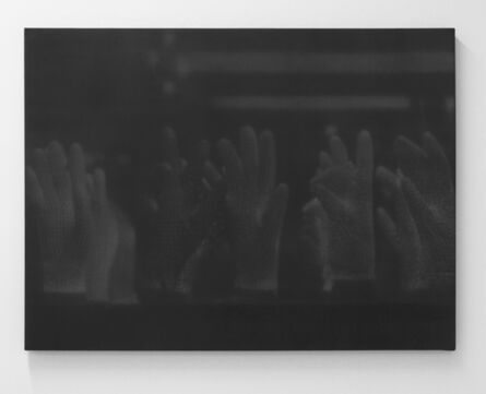 Troy Brauntuch, ‘Untitled (Gloves behind glass)’, 2011