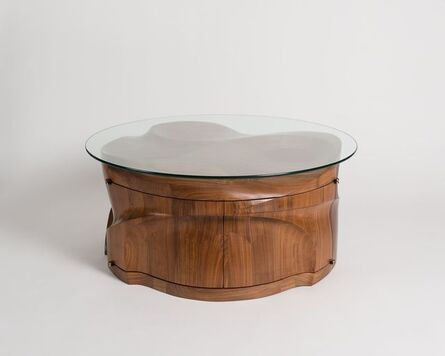 Michael Coffey, ‘Megalith, Round Coffee Table with Front-Opening Doors’, 2017