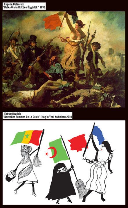 Memed Erdener a.k.a. Extrastruggle, ‘Les Nouvelles Femmes de Delacroix’, 2010