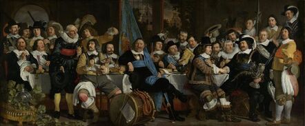 Bartholomeus van der Helst, ‘Banquet at the Crossbowman's Guild in Celebration of the Treaty of Münster’, 1648