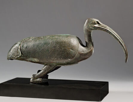 Unknown Egyptian, ‘Ancient Egyptian Bronze Statue of an Ibis’, Ptolemaic Period, 3rd , 1st century B.C.