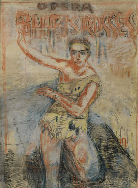 Pierre Bonnard, ‘The Ballets Russes -  Preparatory drawing for the poster «The legend of Joseph »’, 1914