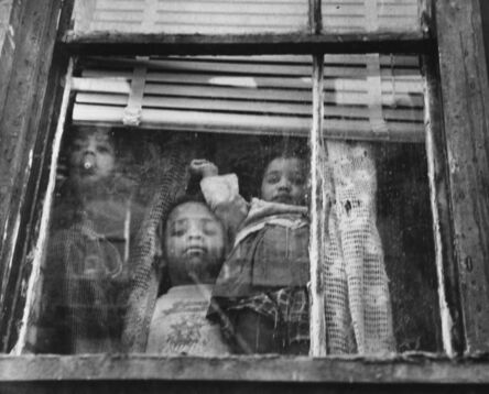 Leon Levinstein, ‘Children at window, New York’, 1950