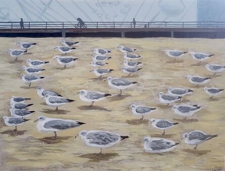 Laurel Burns, ‘Coney Island Seagulls’, 2020