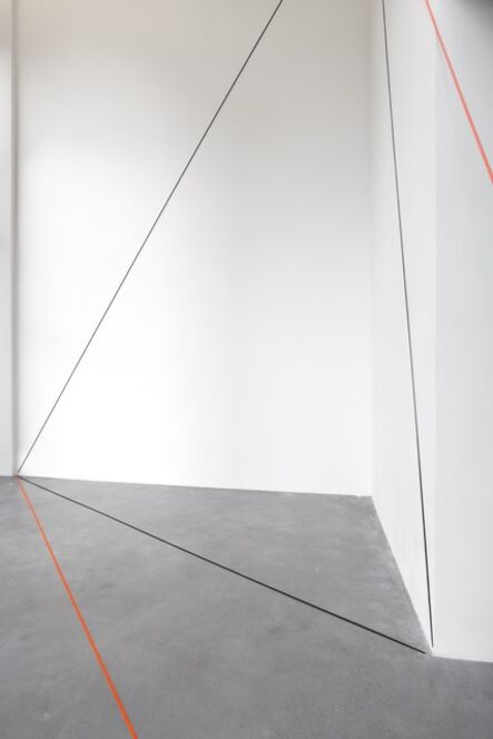 Fred Sandback, ‘Untitled, (Sculptural Study, Broken Triangle, Lannan Foundation, Santa Fe)’, 1999/2014