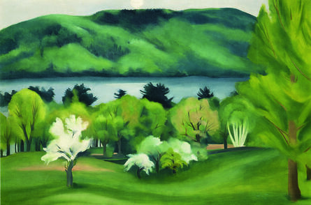 Georgia O’Keeffe, ‘Lake George by Early Moonrise’, 1930