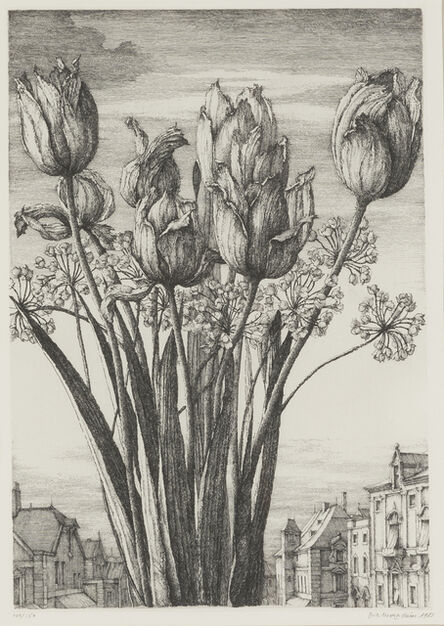 Erik Desmazières, ‘Tulipes’, 1983