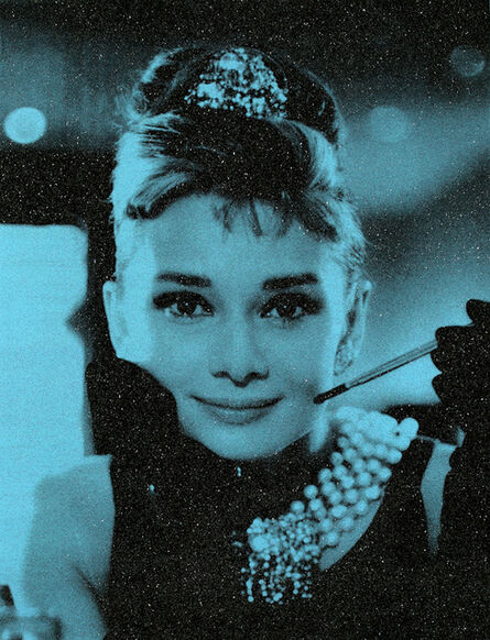 Russell Young, ‘Audrey Hepburn (Tiffany Blue)’, 2017