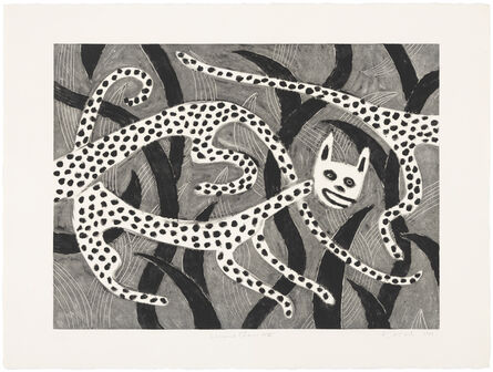 Judy Kensley McKie, ‘Leopard Chase II’, 1990