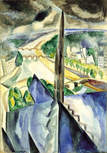 Robert Delaunay, ‘La flèche de Notre Dame de Paris’, 1909
