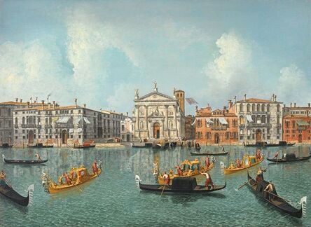 Michele Marieschi, ‘The Grand Canal with a View of the Church of San Stae’, ca. 1730