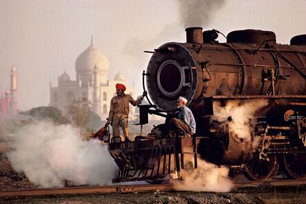 Steve McCurry, ‘Taj and Train’, 1983