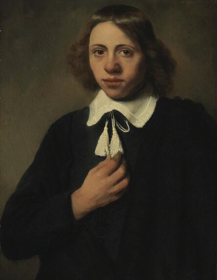 Jacobus Levecq, ‘Portrait of a young man in black, half-length’