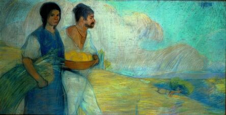 David Alfaro Siqueiros, ‘Peasants’, 1913