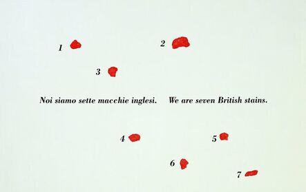 Emilio Isgrò, ‘British’, 1998