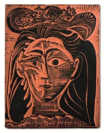 Pablo Picasso, ‘Femme au chapeau fleuri (A.R.521)’, 1964