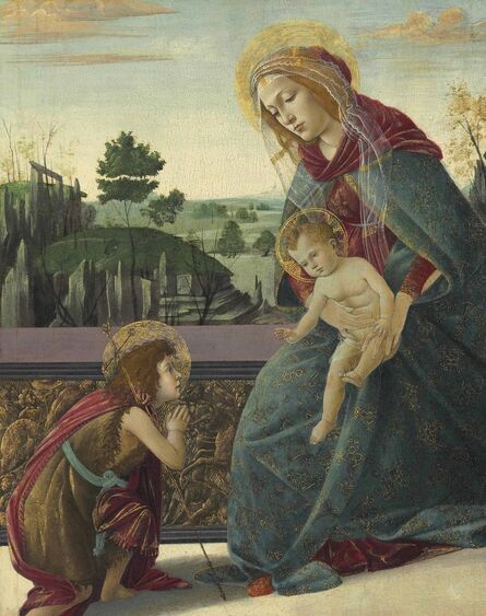 Sandro Botticelli, ‘'The Rockefeller Madonna': Madonna and Child with Young Saint John the Baptist’