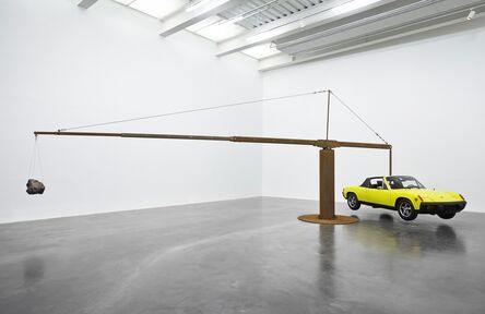 Chris Burden, ‘Porsche with Meteorite. Installation view, “Chris Burden: Extreme Measures” at New Museum, New York, 2013’, 2013