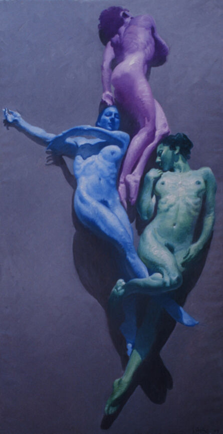 John Asaro, ‘Rose Blue Green’, 2020