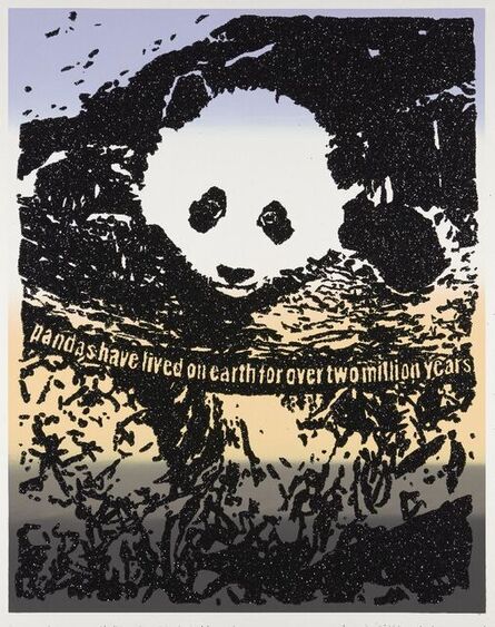 Rob Pruitt, ‘Giant Pandas Spend About 12 Hours a Day Eating Up to 15 Kilograms of Bamboo. Bamboo is Rich in Protein as Well as Fibre, Which is Why They Poop Up to 50 Times a Day! Sometimes They Eat and Poop at the Same Time’, 2019