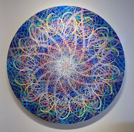 Ryan McGinness, ‘Untitled, (Black Hole, Blue)’, 2007