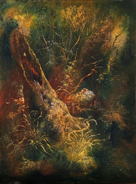 George Grosz, ‘Landscape, Garnet Lake (Syracuse wood at Garnet Lake)’, 1943