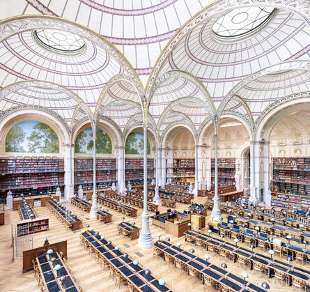 Candida Höfer, ‘La Salle Labrouste - La Bibliothèque de l'INHA Paris III ’, 2017
