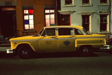 Langdon Clay, ‘Hellofa Cab, Checker Marathon Yellow Cab, West Village’, 1975